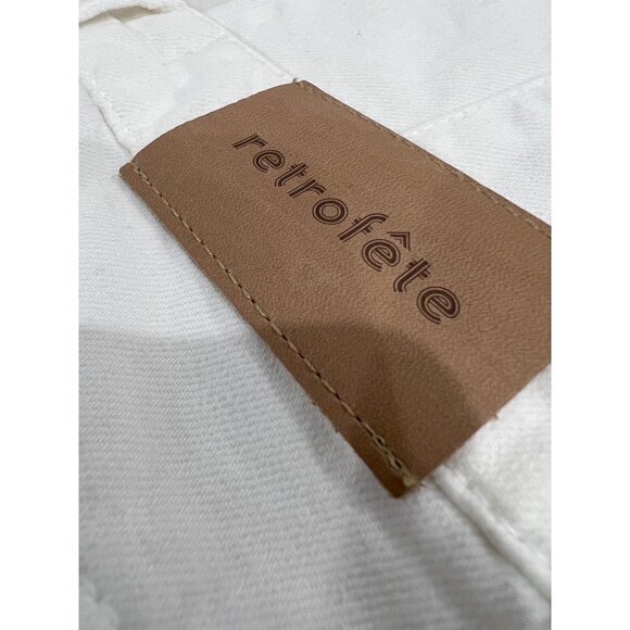 NWTD Retrofete Size 27 Taylor Jeans in White MSRP $345 - Picture 15 of 15